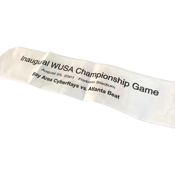 WUSA Championship 2001 Autographed Thunderstick Banger Lilly, Sissi, Horvath - Picture 3 of 6